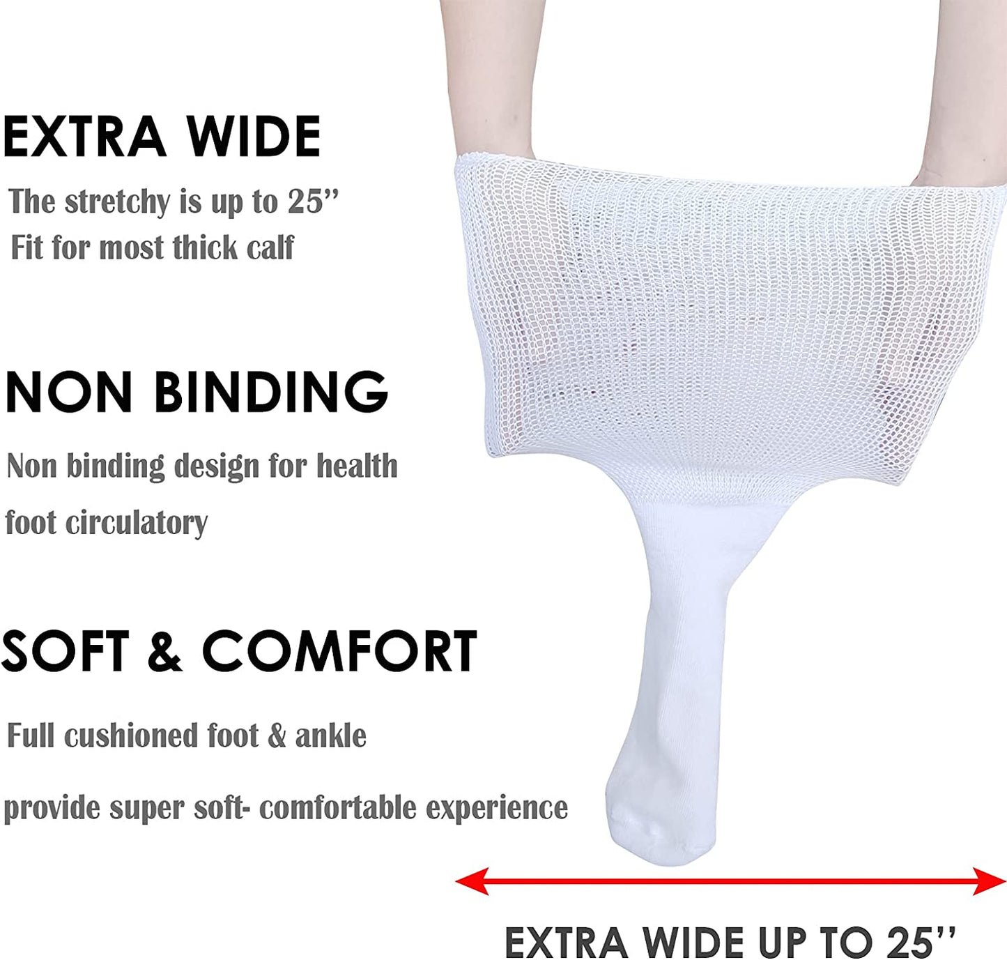 3Pair Diabetic Socks